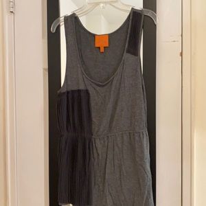 Pleated detail tank top
